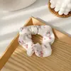Lazo para coleta dulce y versátil para mujer, Cuerda para el pelo simple y elegante, Scrunchie de gran tamaño para verano, Accesorio para el pelo fresco y simple