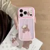 Estrelas listradas divertidas adequadas para capa de celular iPhone 18 Apple cartoon 17 Pro Max 15 para meninas 16 com suporte