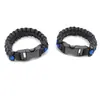 Pulsera de Paracord de Venta Caliente Suministros para Exteriores Pulsera de Paracord de Siete Hilos Tejida a Mano Pulsera de Muñeca Regalo Promocional Pulsera