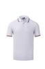 Polo Impreso de Manga Corta con Logotipo Algodón Puro Ropa de Trabajo Corporativa Camiseta con Solapa Camisa Publicitaria Cultural Ventas Directas del Fabricante