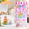 Pegatinas de PVC apilables, pegatinas lindas en relieve de esquina en capas, adornos de decoración de paisajes hechos a mano para DIY, juguetes de arte con pegatinas