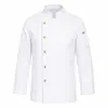 Roupa de Trabalho de Chef Manga Longa Outono Inverno Uniforme de Chef de Hotel Cozinha dos Fundos Restaurante de Catering Roupa de Trabalho de Chefe de Cozinha Roupa de Chef Atacado