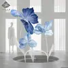 Flor de papel grande teñida a mano para bodas, accesorios de fotografía para escenarios de bodas, decoración de belleza para diseño de escenas de ventanas