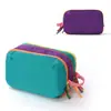 Bolsa de Maquillaje Dopamina Transfronteriza Feihong de Alto Valor Gran Capacidad con Bloques de Color Bolsa de Almacenamiento Portátil para Viajes al Aire Libre Neceser