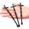 Bastão de Silicone para Olho de Cavalo Masturbação Masculina Plug para Olho de Cavalo Adulto Bastão Bloqueador Uretral Expansor de Contas Brinquedo Sexual