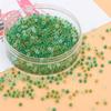 Super excelente 2/3/4mm transparente frisadas contas de arroz fosco feito à mão material frisado pulseira anel joias acessórios atacado