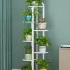 Estante para Flores Sala de Estar de Pie Multicapa de Hierro Nuevo para Interiores Maceta de Potos Estante para Colocar Plantas en Balcón