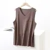 Chaleco Cálido para Hombre Otoño e Invierno Nuevo con Forro de Polar Engrosado Sin Costuras Chaleco Interior Camiseta Base de Polar