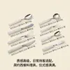 Conjunto de faca e garfo para bife em aço inoxidável com cabo de bambu acrílico, afiado e liso, perfeito para refeições estilo ocidental, reuniões e empratamento, e fácil de limpar