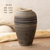 Ornamentos de Vaso Jingdezhen Cerâmica Sala de Estar Arranjo de Flores Gres Pote de Cerâmica Retrô Vaso de Flores Recipiente para Flores