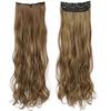 Extensões de Cabelo Peruca Estendida 80cm Cinco Cartões Uma Peça Cabelo Cacheado Fibra Química Extensões de Cabelo Seda de Alta Temperatura Cabelo Cacheado Longo
