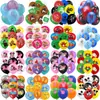 Globo de Látex de Dibujos Animados Impresión de Patrón Personalizado Arreglo de Globos de Cumpleaños con Logo Impreso Popular para Niños Transfronterizo