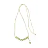 Novo colar de clavícula de jade Hetian natural para mulheres, corda torcida artesanal vintage, acessório diário de luxo leve e simples para meninas