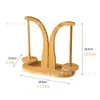 Estante de Madera para Bobinas Listo para Usar, Estante para Hilos con Base Giratoria de Levitación Magnética, Estante Mejorado para Almacenamiento de Hilos en Casa
