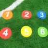 Jardim de Infância Disco Frisbee Placa de Número Logotipo Marcador de Treinamento de Futebol Obstáculo Tênis Tapete de Chão 9 polegadas