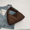 Bolsa Pequeña de Tela Oxford para Mujer 2023 Invierno Nueva Textura Acolchada Bolso Cruzado Casual Sencillo Bajo el Brazo Bolso para Estudiante Bolso de Mujer