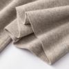 Calças Largas 100% Lã Pura Australiana para Mulheres, Roupa de Outono e Inverno, Calças Retas Alongadas com Malha de Caxemira Fluida, Calças Longas até o Chão