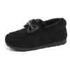 Zapatos de Tela Nuevos y Viejos de Pekín para Invierno 2026 con Forro de Felpa para Calidez, Pantuflas de Algodón para Mujer Deslizables de Uso Diario en Casa y en Interiores