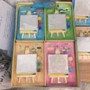Pequeño pintor sanliou patrón de dibujos animados ejercicio de pintura manual para niños habilidad manual para niños rompecabezas venta caliente