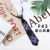 Corbata JK Original Estilo Japonés Uniforme de Preparatoria Femenino Estilo Preppy Corbata Floja Gratis Cuadros Estudiante Femenina Hoshino Baizui