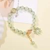 Pulseira Estudante Moda Cristal Pipoca Margarida Pulseira Feminina Joias Estilo Coreano Girassol Namorada Pulseira Estudante