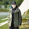 Roupa Masculina Três em Um Destacável à Prova de Frio para Uso Externo Feminina Roupa de Esqui Duas Peças Jaqueta Esportiva Casual para Exterior