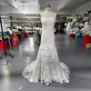 Encaje Francés Gama Alta Personalizado 2026 Nuevo Ajuste Delgado Vintage Floral Adelgazante Vestido de Ceremonia Nupcial Vestido de Boda