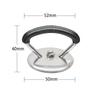Ventas Directas de Fábrica Tapa de Vidrio Tapa Universal para Olla Mango Tapa Superior Anti-Escaldaduras Acero Inoxidable Plástico Tapa para Olla Tapa Superior Cubierta de Perilla Perilla