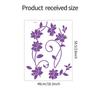 Comercio exterior Romántico Flor Vine dormitorio sala de estar porche dormitorio hogar fondo decorativo pegatinas de pared autoadhesivas venta al por mayor transfronteriza