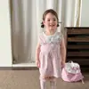 Ropa Infantil Weimu Conjunto de Verano para Niñas 2026 Nueva Ropa Infantil Casual Chaleco de Bebé Falda con Tirantes
