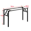Estrutura de Perna de Mesa Dobrável Simples Suporte de Ferro para Mesa Acessórios de Perna de Mesa Perna de Mesa para Sala de Jantar Doméstica Estrutura de Mesa Quadrada em Forma de X
