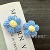 Flores Pompones al por Mayor, Flores de Hilo Tejidas a Mano, para Pinzas de Cabello DIY, Ropa, Bolsos, Zapatos, Calcetines, Accesorios, Materiales, Flores