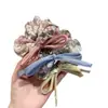 Selección PremiumScrunchie de Moño Floral - Goma para el Cabello de Alta Gama para la Parte Posterior de la Cabeza, Alta Elasticidad, Accesorio Súper de Hada para el Cabello