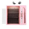 Europa y Estados Unidos comercio exterior transfronterizo segmentado racimo único cabello herramienta de pegamento para pestañas postizas 8-18 mm pestaña injertada natural