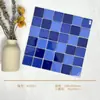 Azulejo de mosaico para piscina, horno, onda de agua, ingeniería, azulejo de pared para piscina de aguas termales, antideslizante, interior y exterior, mosaico totalmente cerámico
