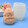 Molde de silicone para modelagem de cabeça do Papai Noel, forma de bolo DIY para assar