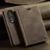 Adecuado para Samsung Galaxy Z Fold 8 ranura para tarjetas funda de cuero para teléfono Samsung cubierta protectora cartera tipo libro