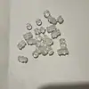 Almohadilla de Silicona con Patrón para Clip de Oreja Clip de Resorte Almohadilla para Oreja Arete de Presión Tapón de Oreja de Bala Metálica Joyería Pe Bolsa con Cierre de Cremallera Mayoreo