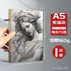 Mini Cuaderno de Bocetos Espiral de Tapa Dura Engrosada Portátil para Estudiantes de Arte, Cuaderno de Bocetos Rápidos para Estudiantes de Primaria, Cuaderno de Dibujo 32K