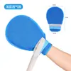 Guantes de sujeción antiarañazos para pacientes ancianos, anti-arranque, anti-autolesión, guantes de rehabilitación transpirables, correa de sujeción de fijación de muñeca