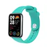 Adequado para Pulseira de Silicone Xiaomi Mi Band 8 Pro, Pulseira Oficial com Fivela de Metal para Xiaomi Mi Band 8/9 Pro