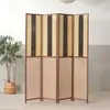 Biombo de madera maciza y ratán de papel estilo chino para sala de estar, entrada de hotel, fondo plegable para comedor, pared divisoria móvil para viviendas de alquiler