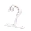 Soporte para Barra de Cortina Aleación de Aluminio Extra Grueso Estante Único Montaje Superior Montaje Lateral Soporte Engrosado para Barra Romana Accesorios para Barra de Cortina Lote