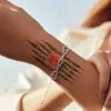 Bolsa de Amuletos de la Fortuna, Nuevas Calcomanías de Tatuajes Coloridas, Calcomanías Lindas para el Dorso de la Mano, No Tóxicas, Fáciles de Limpiar, de Alta Gama y Atractivas para el Brazo