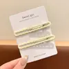 Pinza para el pelo estilo ins de moda dopamina para mujer, pinza de pico de pato para flequillo sin costuras, clip lateral básico simple de alta gama, accesorio para el pelo
