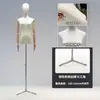 Tienda de ropa accesorios para maniquíes ropa de mujer ventana maniquí de medio cuerpo perchero muñeca falsa maniquí de vestido de novia soporte de exhibición