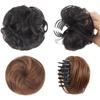 Peruca Meninas Mini Bolsa de Cabelo Presilha de Garra Anel de Peruca Cabeça de Bola Cabelo Liso Bolsa Coque Preguiçoso Cabeça de Botão de Flor Peruca
