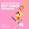Chaveiro Original Crayon Pequeno Novo Gelo e Neve Trenó Bonito Pequeno Novo Corrente Brinquedo Pingente de Mochila Presente de Aniversário