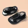Sandalias Transpirables de Suela Suave de Verano para Niños y Niñas, Zapatos de Playa Casuales con Velcro, Zapatos de Malla para Niños con Adhesivo en Frío, Transfronterizo