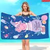 Toalla de Playa Serie Cerdo Peppa Linda Transfronteriza Microfibra Toalla de Baño Estampada Toalla para Fiesta en la Playa al Aire Libre de Verano